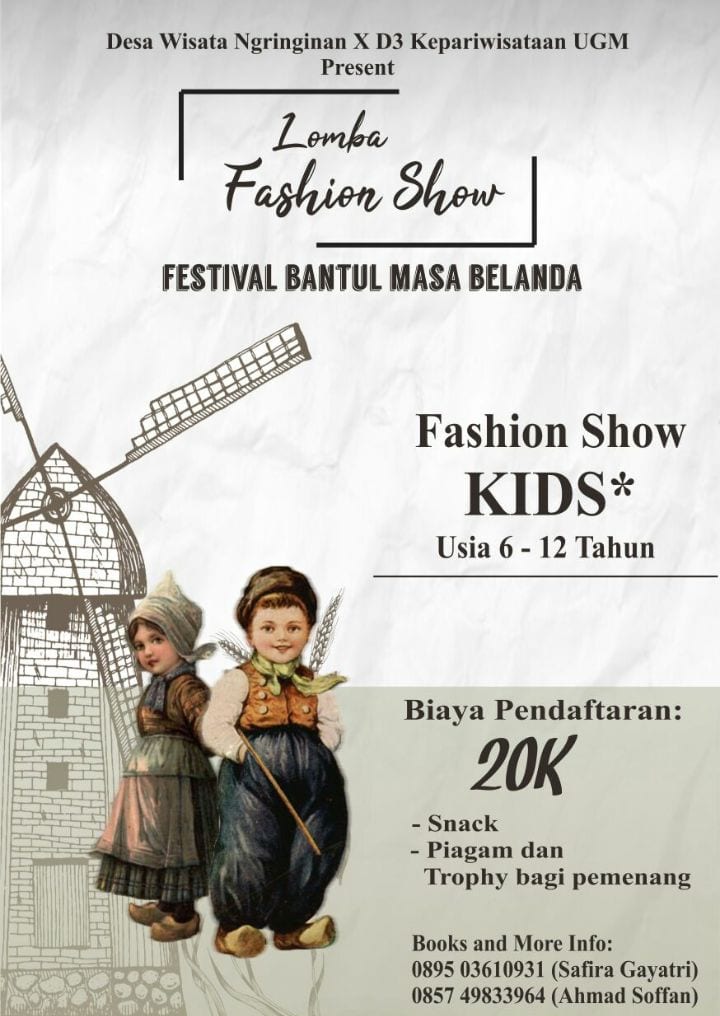 Lomba Fashion Show Festival Bantul Masa Belanda