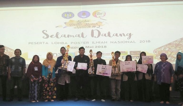 Mahasiswa Program Studi Kearsipan Raih Juara Lomba Poster Ilmiah Nasional 2018