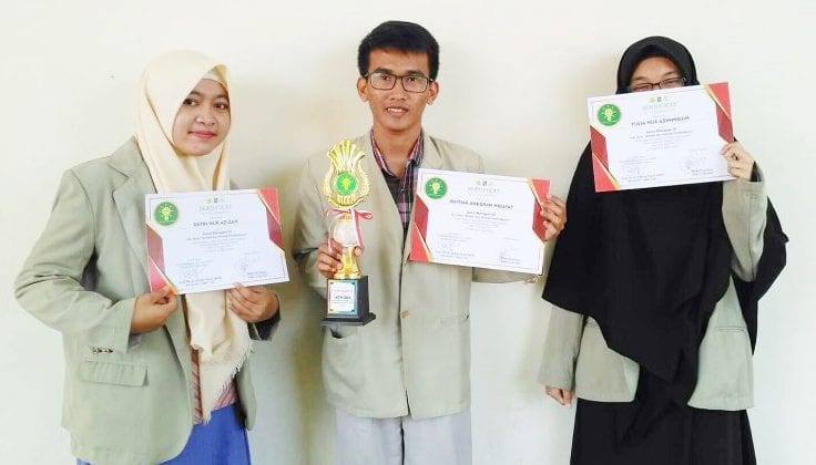 Kelompok Mahasiswa Kearsipan DBSMB Sabet Juara Harapan dalam LKTI Nasional 2018