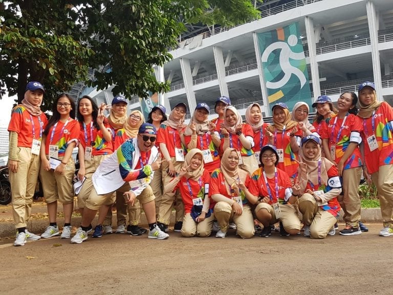 Pengalaman Mahasiswa Bahasa Korea DBSMB  Menjadi LO Asian Games 2018