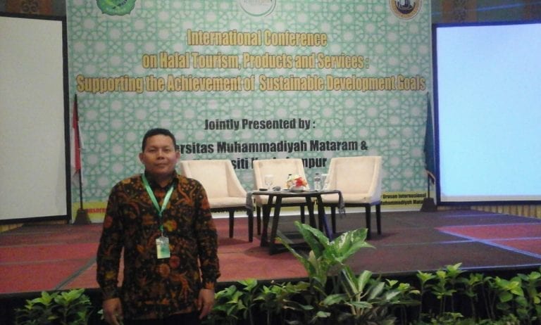 Fatkurrohman, Dosen Prodi Pariwisata DBSMB, Presentasikan Paper dalam Konferensi Internasional di Lombok