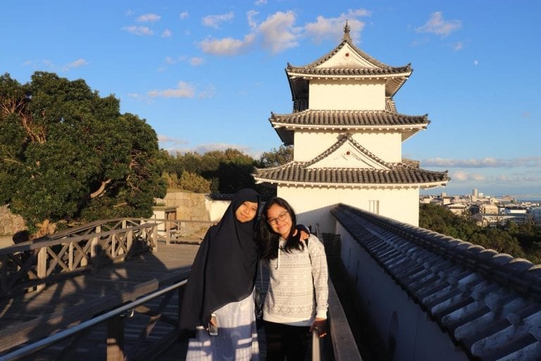 Rosa, Mahasiswa Prodi Bahasa Jepang DBSMB, Berkesempatan Student Exchange ke Akashi College