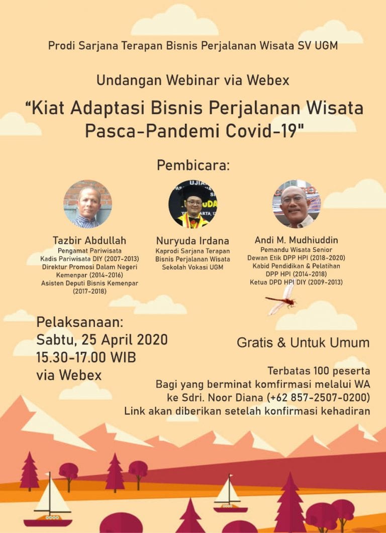 “Kiat Adaptasi Bisnis Perjalanan Wisata Pasca-Pandemi Covid-19”