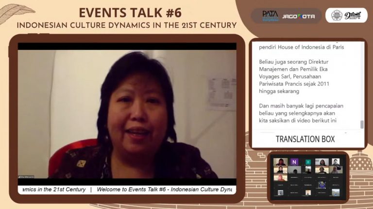 Events Talk #6 Bicara tentang Promosi Produk kebudayaan Indonesia di Luar Negeri