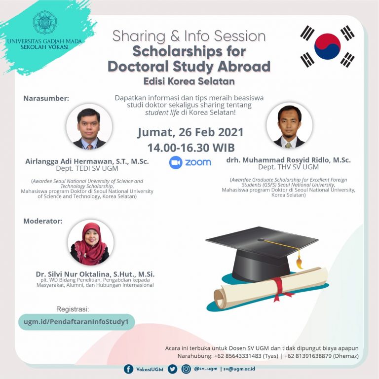 Sharing & Info Session Scholarship for Doctoral Study Abroad
