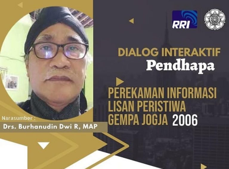 Dialog Interaktif Pendapa oleh Drs. Burhanudin Dwi R