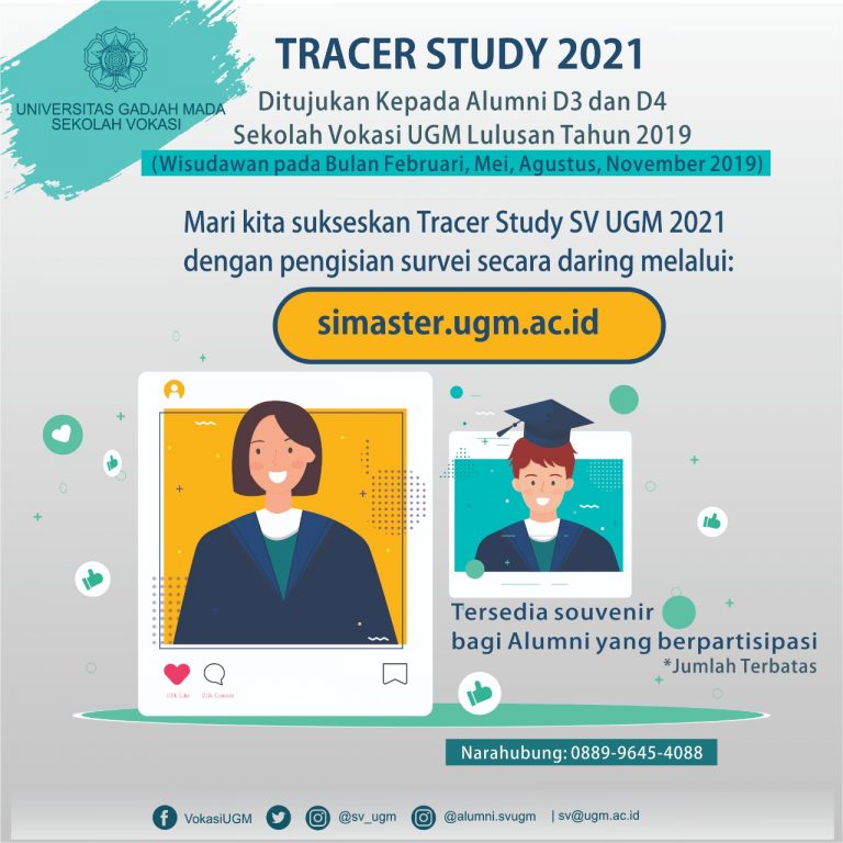 Sukseskan Tracer Study SV UGM 2021 Dengan Pengisian Survei Secara Daring