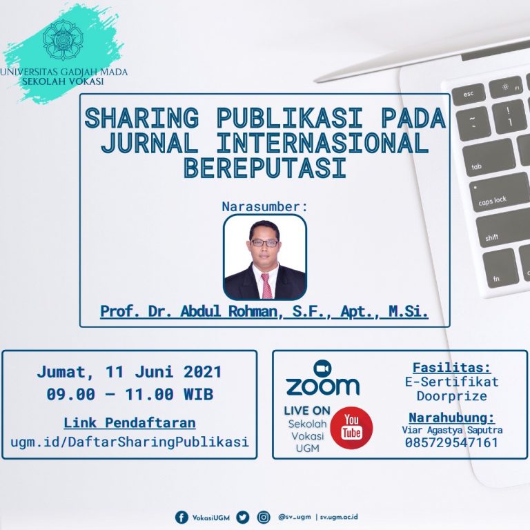 Sharing Publikasi Pada Jurnal Internasional Bereputasi