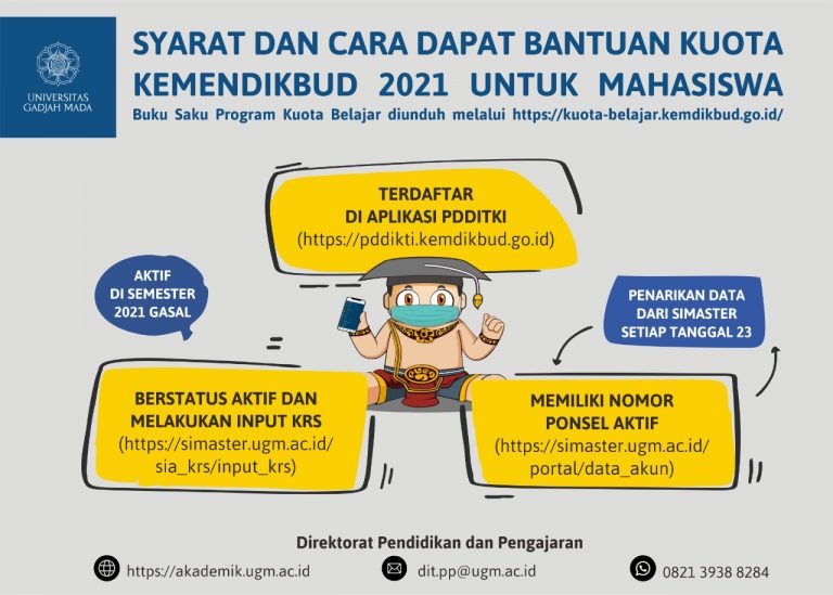 Syarat Dan Cara Dapat Bantuan Kuota Kemendikbud 2021 Untuk Mahasiswa