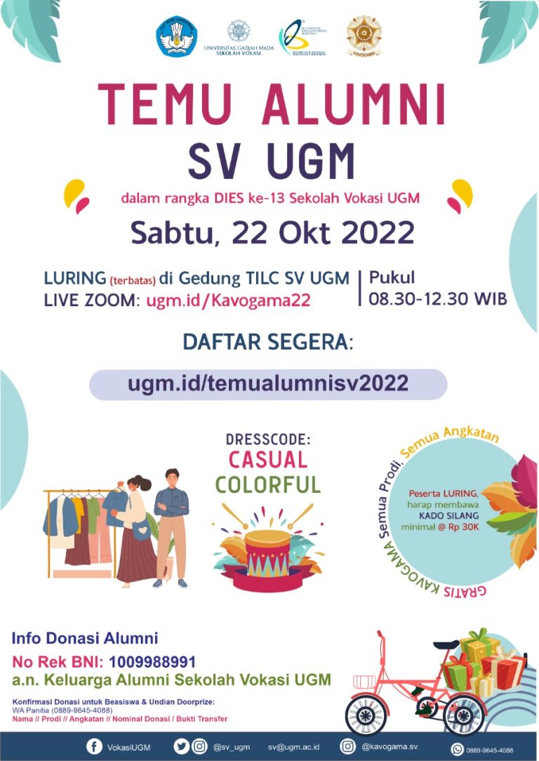 Temu Alumni SV UGM dalam rangka Dies Natalis ke-13 SV UGM