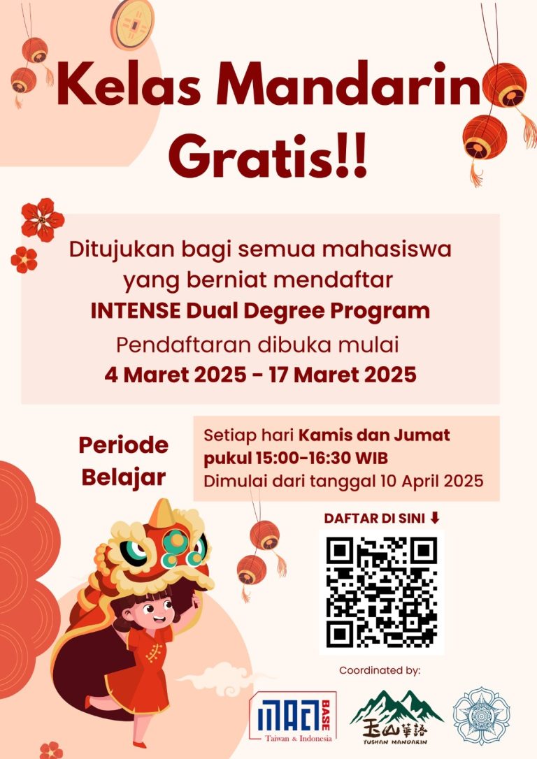 Kelas Mandarin Gratis!!