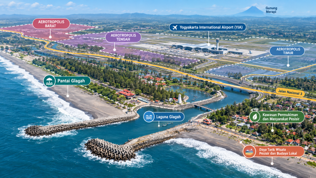 Riset SV UGM Soroti Pentingnya Pelestarian Identitas Pantai Glagah di Tengah Pembangunan Kawasan Bandara YIA